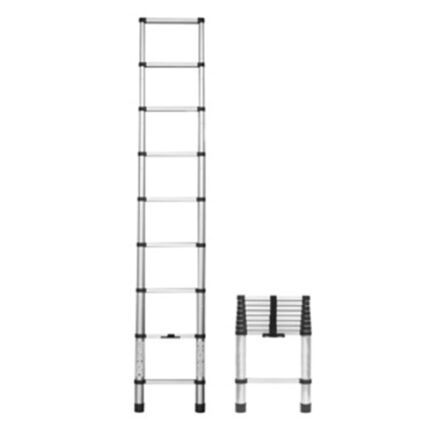 ESCALERA DE ALUMINIO TELESCOPICA 8" 2.6 METROS 150KG