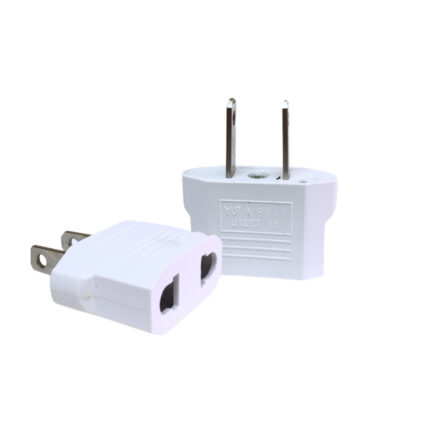 ADAPTADOR REDONDO A PLANO BLANCO 250V 10-AMP