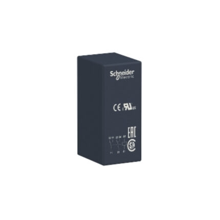 RELE ENCHUFABLE 220 VAC 2 NA/NC (8 PINES) 10 AMP LUZ PILOTO IP40 SCHNEIDER