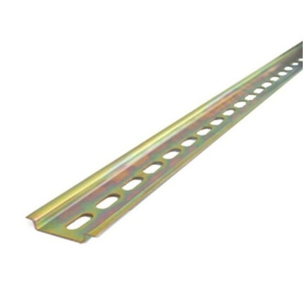 RIEL DIN METALICA PERFORADA, ESPESOR 0,8MM
